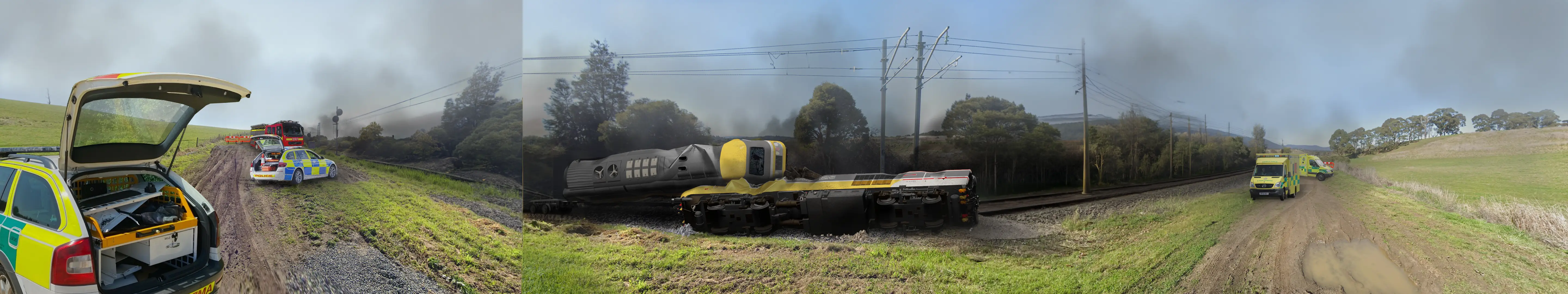 Example emergency scenario artwork
